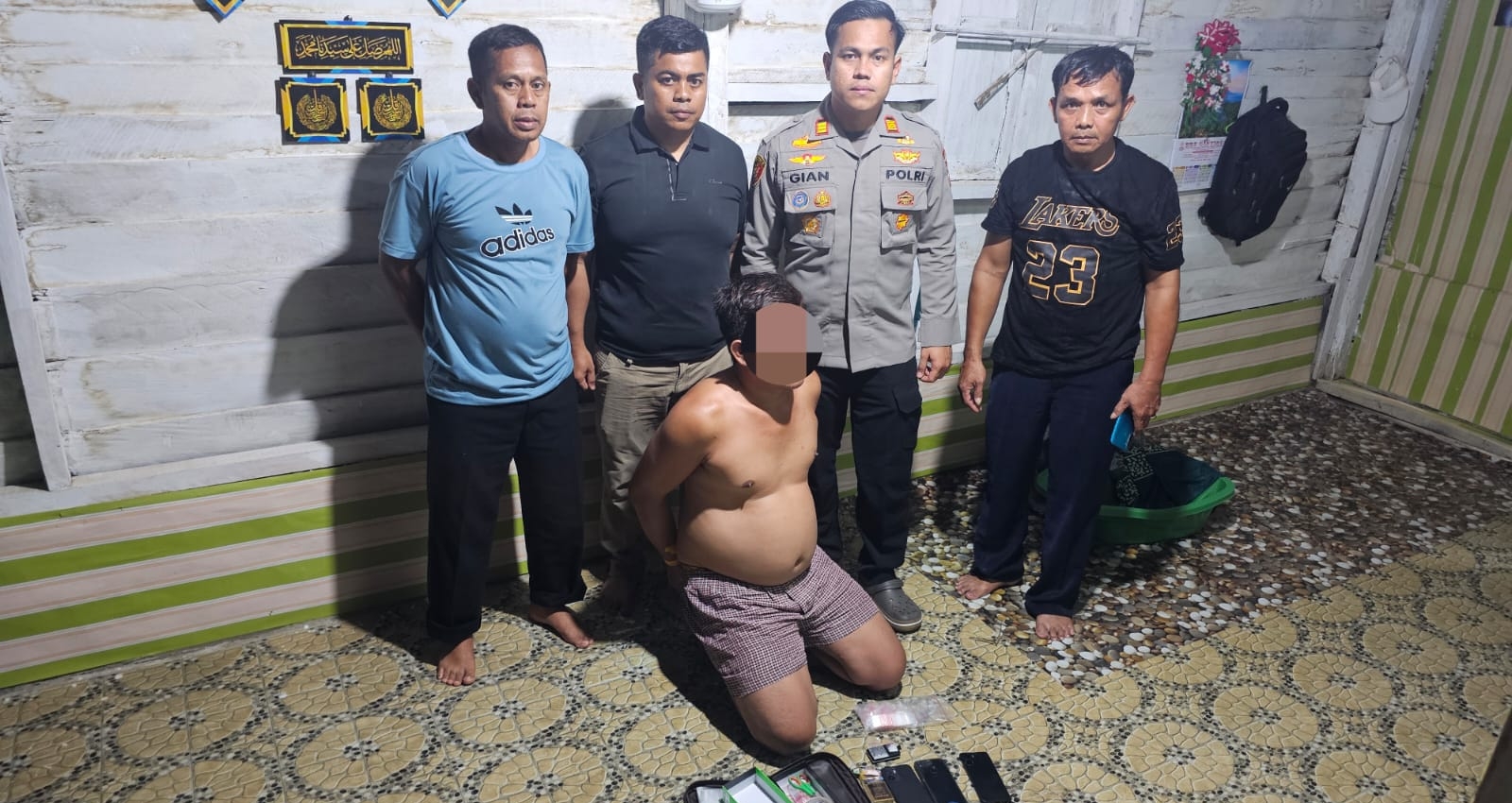 Polsek Bagan Sinembah Ciduk Pengedar Sabu, Satu Pelaku DPO