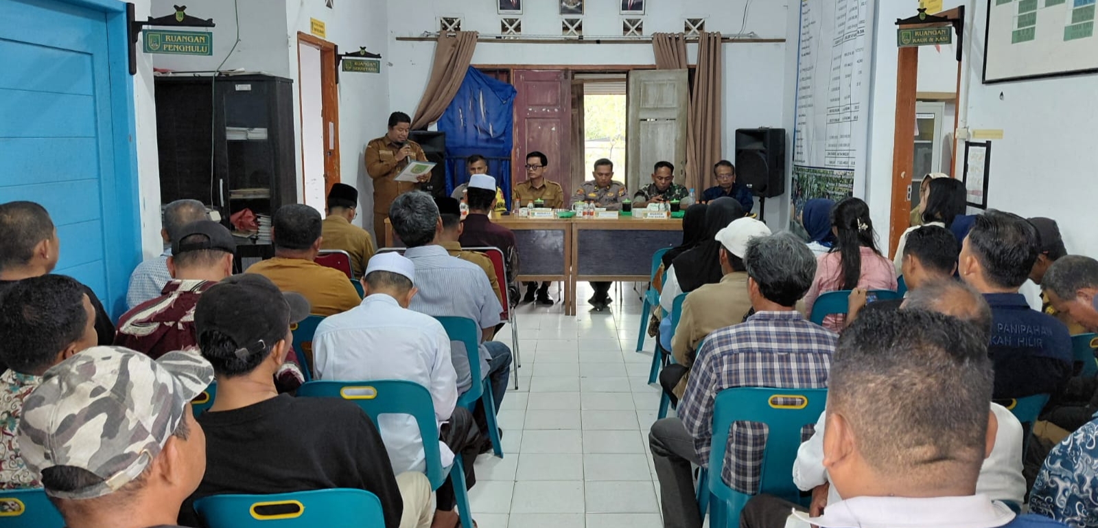 Tingkatkan Kepercayaan ke Masyarakat Polsek Panipahan Cooling System Bersama Masyarakat