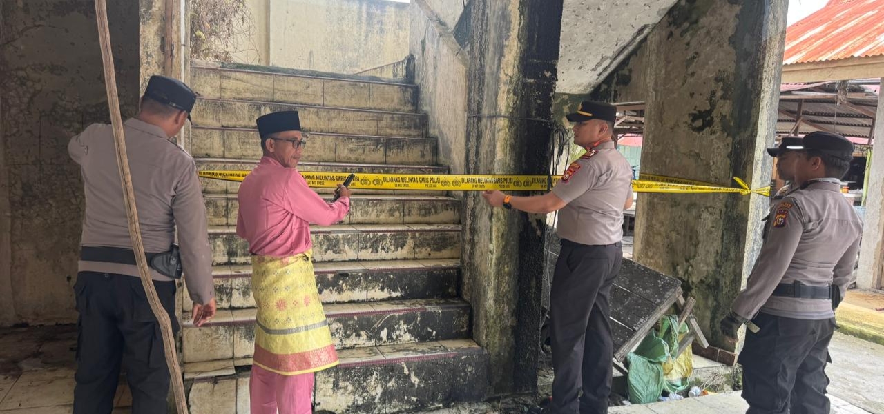 Cegah Peredaran Narkoba Polsek Pujud Padang Police Line Pasar Siti Maryam