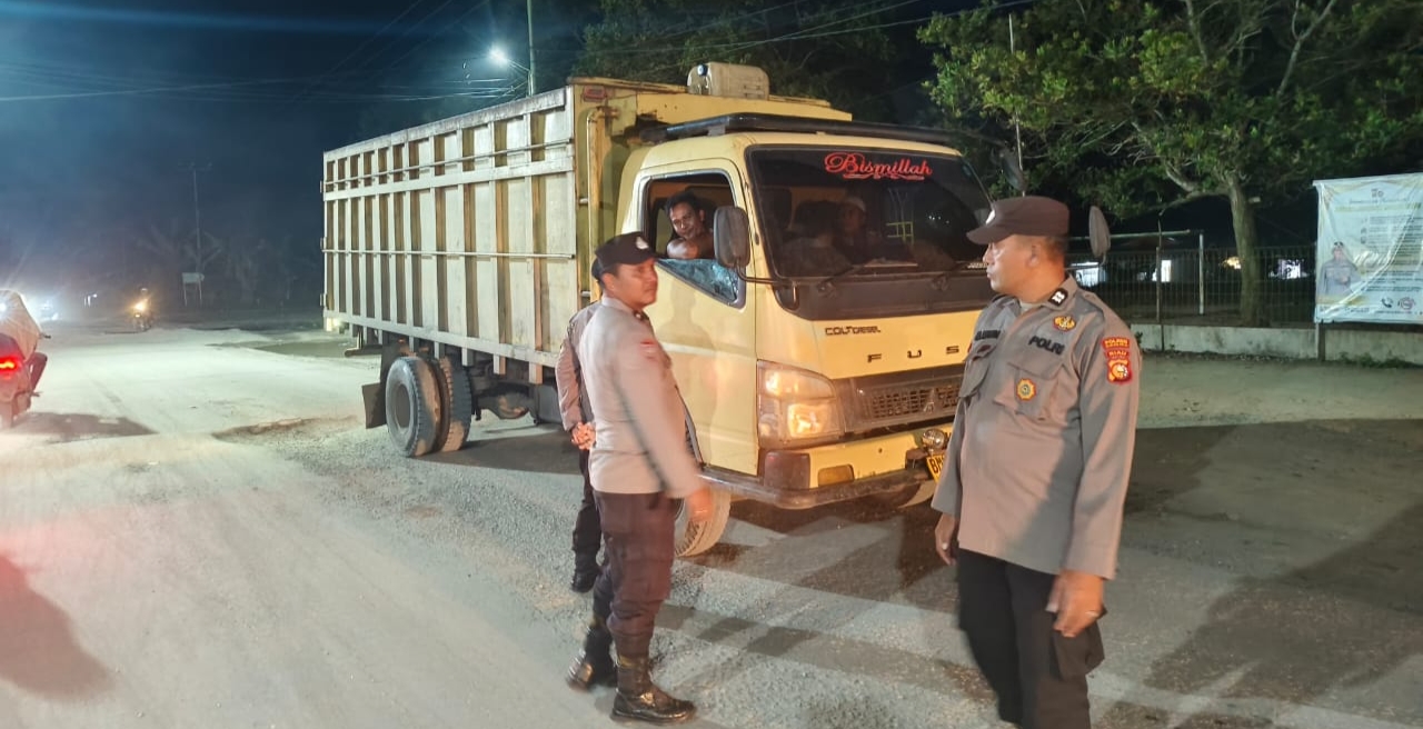 Cegah Narkoba dan C3 Polsek Pujud Gelar KRYD