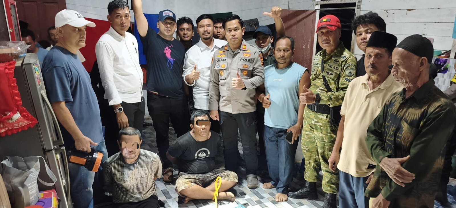 Dua Pelaku Bandar Sabu Berhasil Diciduk Polsek Bagan Sinembah