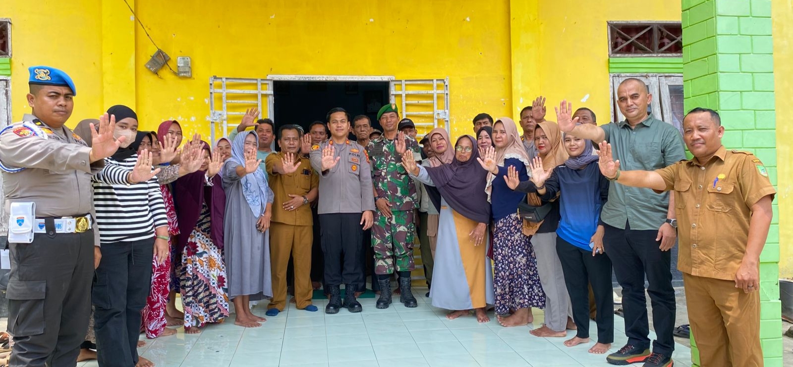 Perkuat Sinergi Polsek Bagan Sinembah Cooling System Bersama Tokoh Masyarakat