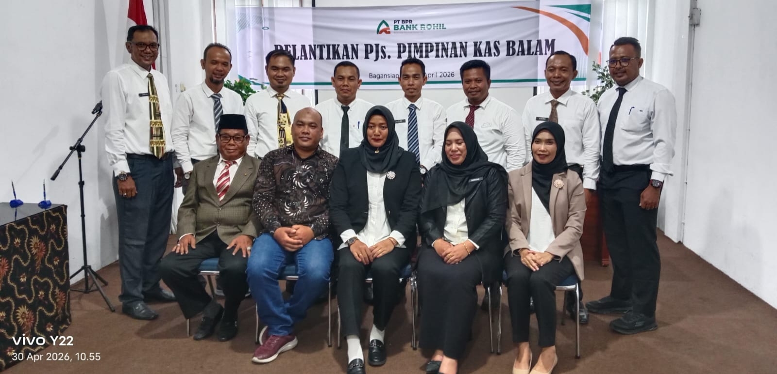 Perkuat Jaringan, BPR Rohil Lantik Pjs Pimpinan Kantor Kas Balam