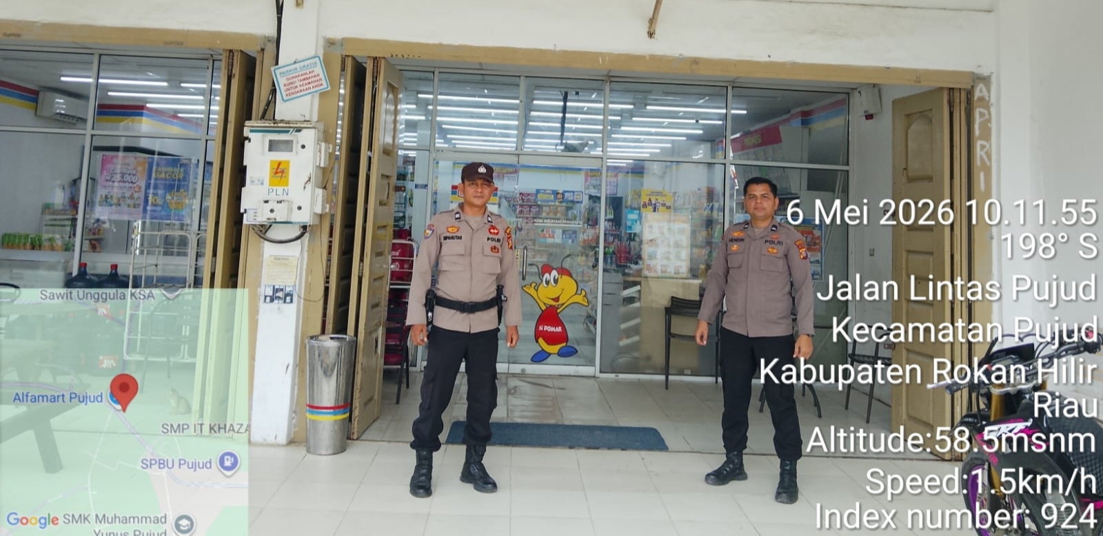 Cipta Kondusif Polsek Pujud Gelar Patroli Rutin