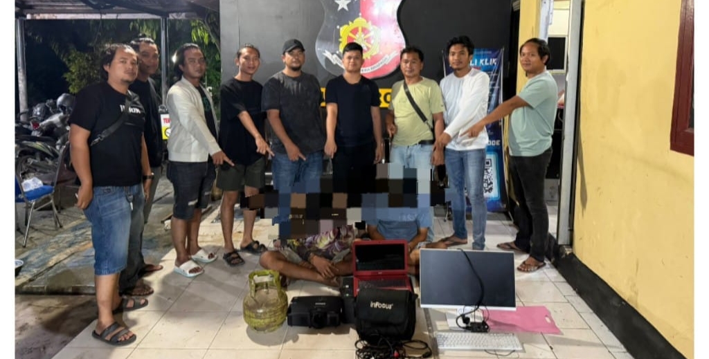 Pelaku Pencurian di Desa Teluk Berembun Diciduk Satreskrim Polres Rohil