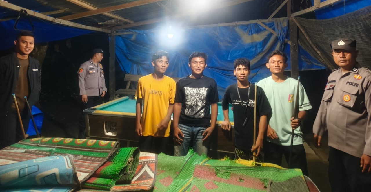 Patroli Rutin Polsek Pujud Antisipasi C3 dan Narkoba