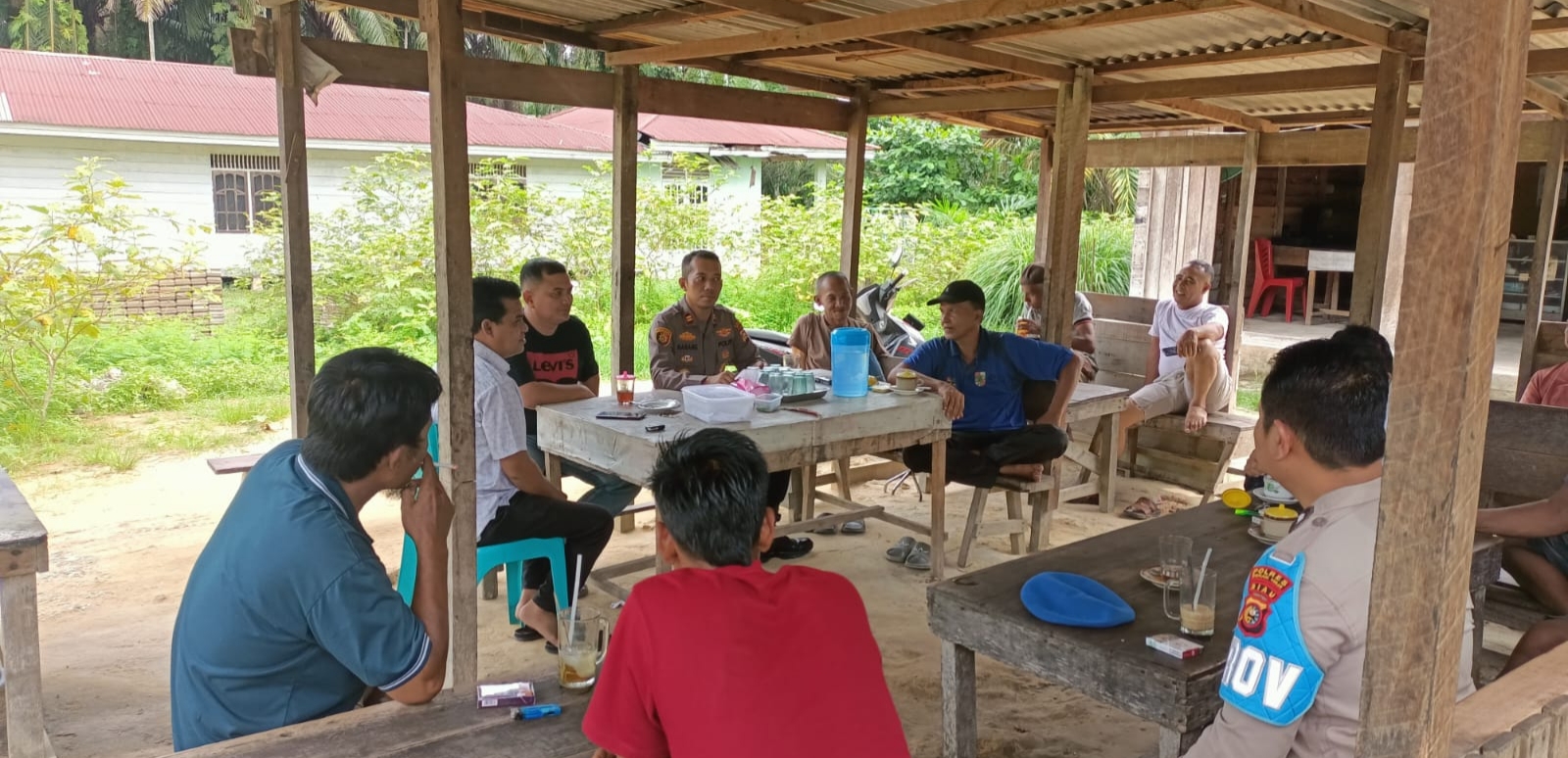 Pasca Aksi Kapolsek Rantau Kopar Gelar Cooling System